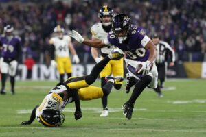 Read more about the article George Pickens offers blunt message on future of Steelers offense after wild card loss to Ravens