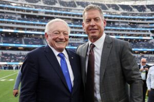 Read more about the article ‘To say that it’s a coveted job, I’m not sure I would necessarily agree with that’ – Troy Aikman hints at Jerry Jones’ next hire