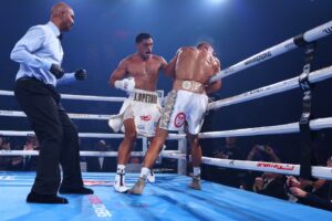 Read more about the article ‘Seriously brutal’ – Jai Opetaia leaves rival out cold and requiring oxygen with stunning KO to retain world title