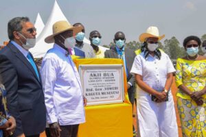 Read more about the article Akii Bua Olympic Stadium: President Museveni commissions Ug.Shs 475 billion sports amenity in Lira City