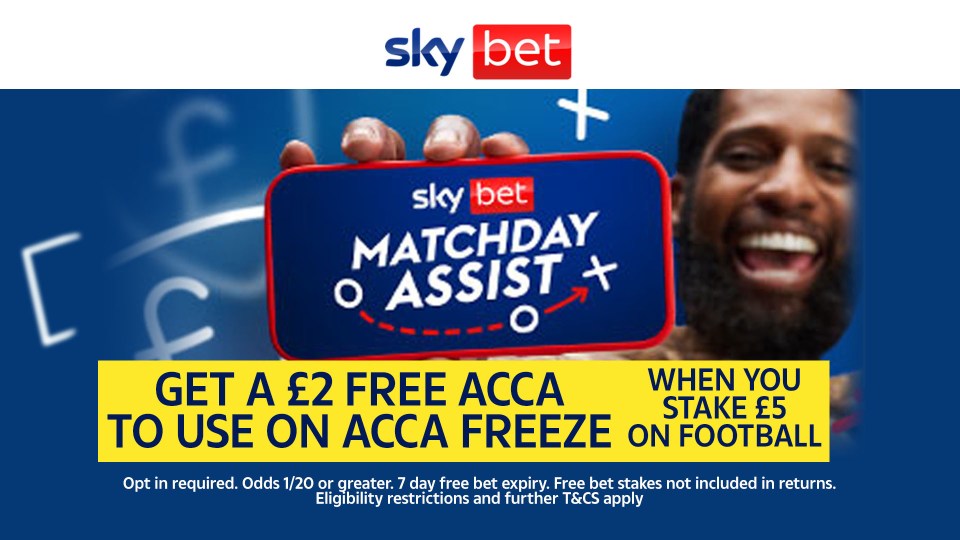 Read more about the article Champions League betting offer: Get a free £2 bet builder when you bet £5 on any of the action with Sky Bet