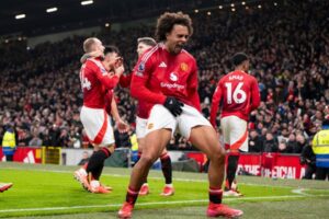 Read more about the article Manchester United forward Joshua Zirkzee facing potential ban for lewd gesture during win over Southampton