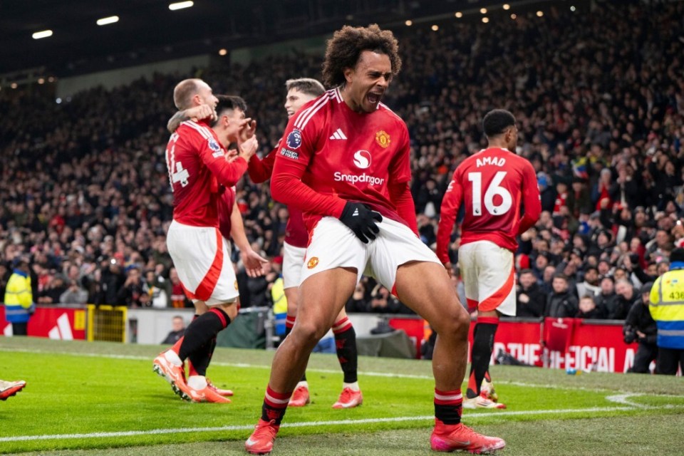 You are currently viewing Manchester United forward Joshua Zirkzee facing potential ban for lewd gesture during win over Southampton