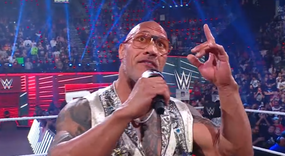 You are currently viewing The Rock’s daughter gives three-word response after he leaves fans disappointed with Raw Netflix showing