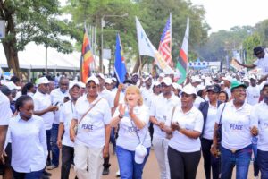 Read more about the article Rotarians conduct successful Peace Walk, raise $239,000 towards peace building and conflict Resolution