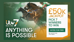 Read more about the article £50k to be won on ITV7 this weekend at Sandown, Leopardstown and Musselburgh