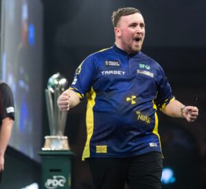 Read more about the article Luke Littler thumps Michael van Gerwen in World Championship final to smash incredible record and scoop £500,000 prize