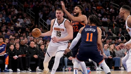 Read more about the article Nikola Jokic calls Knicks an NBA title contender after off night against New York’s defense