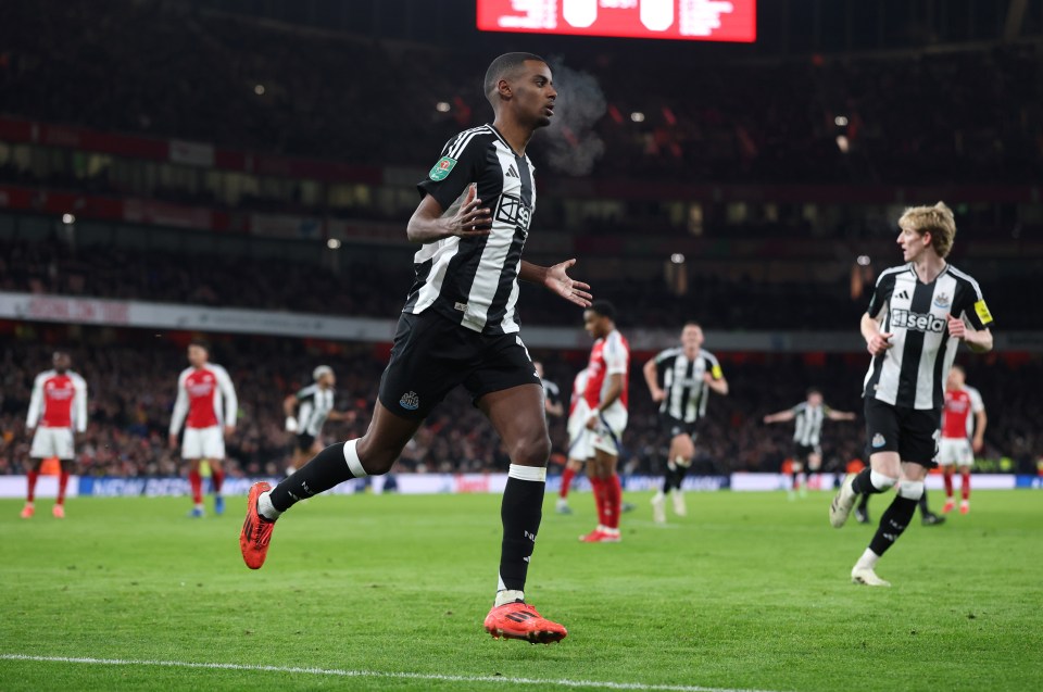 You are currently viewing Alexander Isak creates Newcastle history and achieves 23-year record with goal against Arsenal