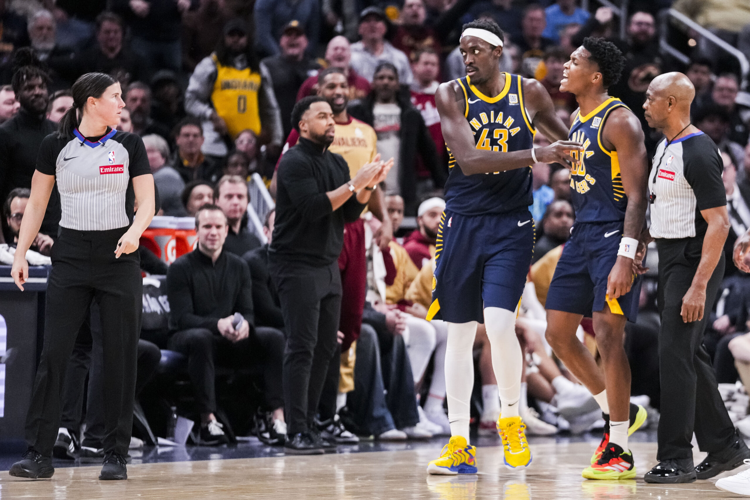 Read more about the article Pacers’ Bennedict Mathurin suspended for 1 game after bumping into official, ejection in loss to Cavaliers