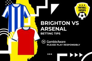 Read more about the article Brighton & Hove Albion vs Arsenal predictions, odds and betting tips