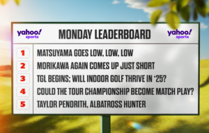 Read more about the article Monday Leaderboard: Matsuyama goes lower than anyone in PGA Tour history with 35-under tournament