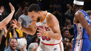 Read more about the article What we learned as Steph goes off in Warriors’ big win over 76ers