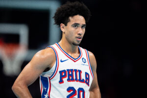 Read more about the article Sixers announce rookie Jared McCain is out for season with torn meniscus