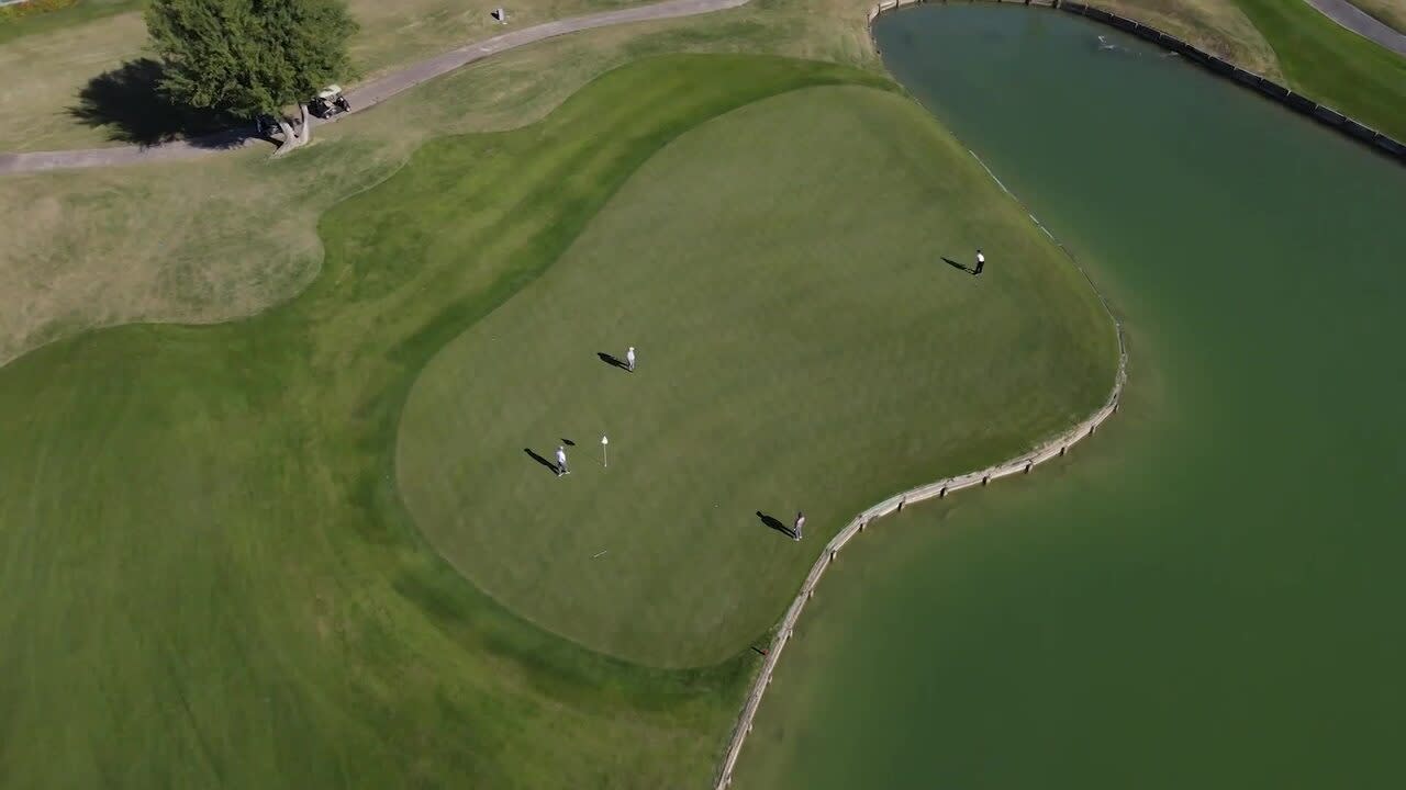 You are currently viewing Golf reporter Larry Bohannan takes you through the four par-3 holes of the Stadium Course