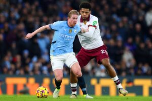 Read more about the article Kevin De Bruyne gives blunt response to question on his future at Man City