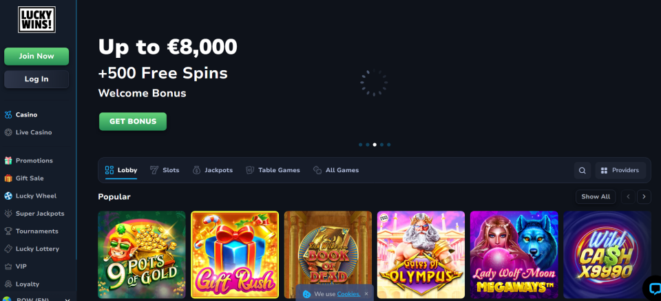 You are currently viewing LuckyWins casino review 💎 10000+ games + welcome bonus  [2025]