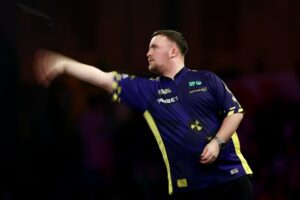 Read more about the article Luke Littler’s potential route to World Championship glory revealed after Nathan Aspinall victory