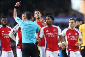 Read more about the article Arsenal vs Man City team news and predicted line-ups: Lewis-Skelly available after controversial red card as visitors face defensive crisis