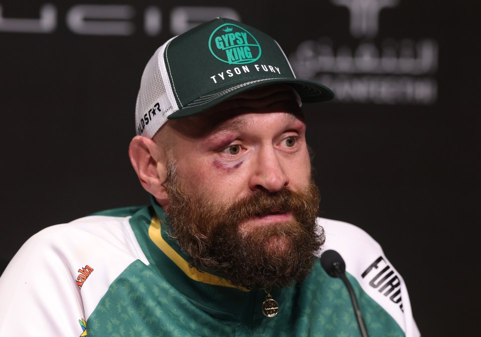 Read more about the article What did Tyson Fury’s ‘Dick Turpin’ retirement quote mean? Gypsy King hints at Oleksandr Usyk robbery and Anthony Joshua negotiations