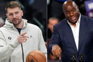 Read more about the article Is Luka Doncic 230 or 260 pounds? Magic Johnson says new Laker must take ‘conditioning seriously’