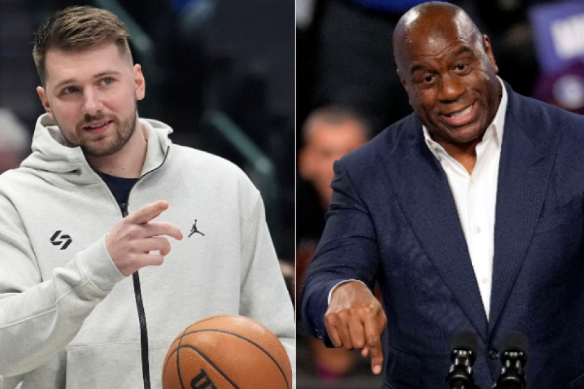 You are currently viewing Is Luka Doncic 230 or 260 pounds? Magic Johnson says new Laker must take ‘conditioning seriously’