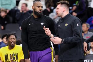 Read more about the article LeBron James questionable to play Wednesday, Luka Doncic to see minutes increase