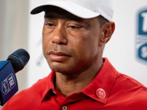 Read more about the article Tiger Woods emotional as he returns to TGL after his mother’s death | D’Angelo