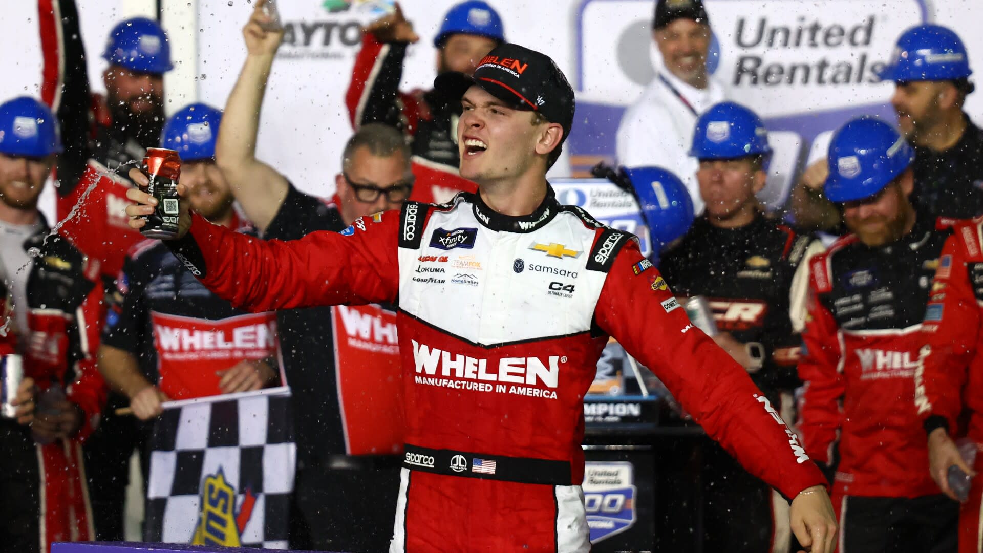 Read more about the article Jesse Love wins Daytona Xfinity race for second career series victory