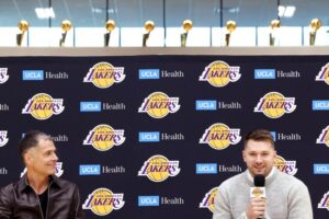 Read more about the article Plaschke: Luke Doncic joins Lakers with bad baggage … and that’s a good thing