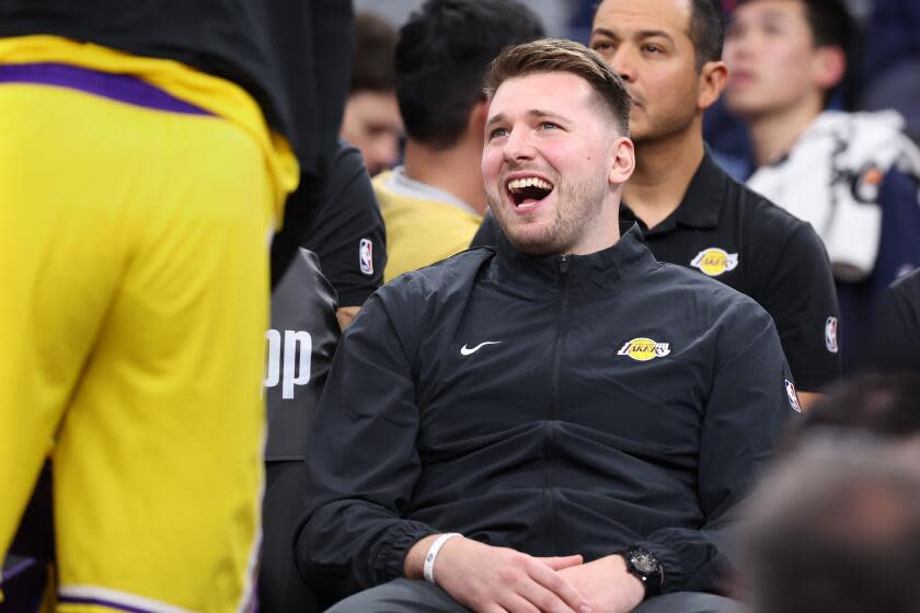 You are currently viewing L.A. native upset Luka Doncic is a Laker. He’s raising money to protest trade with billboards in Dallas