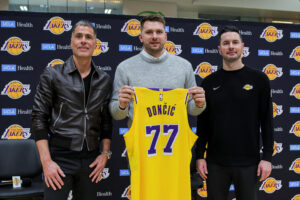 Read more about the article Luka Dončić is now the Lakers’ latest franchise player, but it’s clear the superstar will need a bit to feel right at home