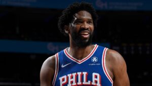 Read more about the article Joel Embiid says troublesome knee may require “another surgery and a long recovery period” this offseason