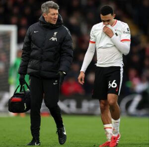 Read more about the article Trent Alexander-Arnold set to miss crunch Liverpool clash as Arne Slot addresses injury fears