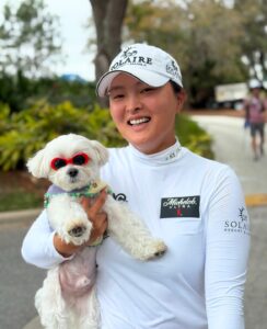 Read more about the article With a dog named ‘Awesome’ by her side, Jin Young Ko looks to win fourth Founders Cup