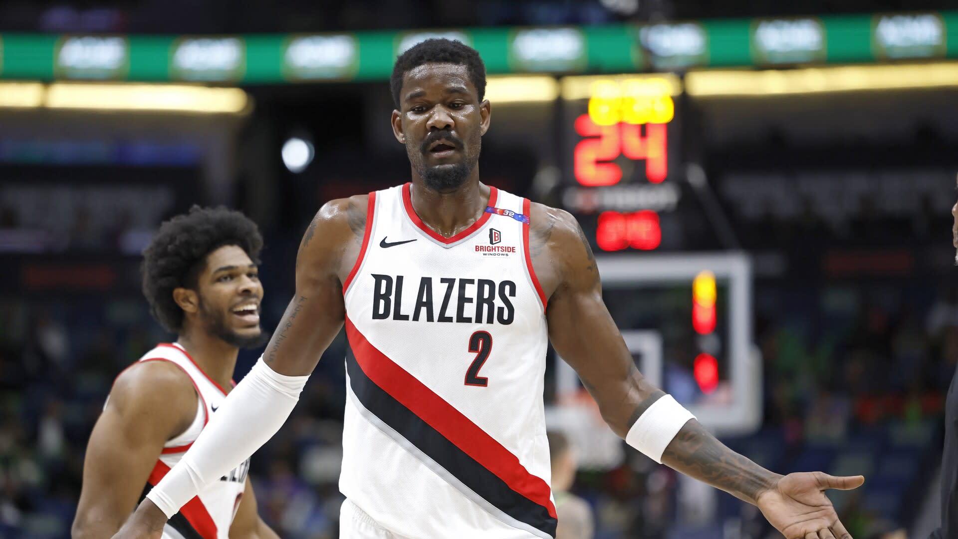 You are currently viewing Trail Blazers’ Deandre Ayton out at least a month with calf strain