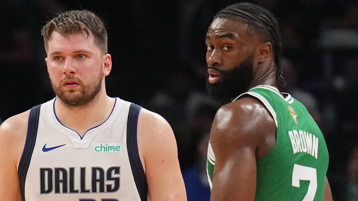 You are currently viewing Why Jaylen Brown ‘wasn’t shocked’ by Luka-AD blockbuster