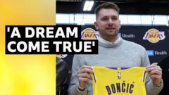 Read more about the article Playing with James is ‘dream come true’ – Doncic