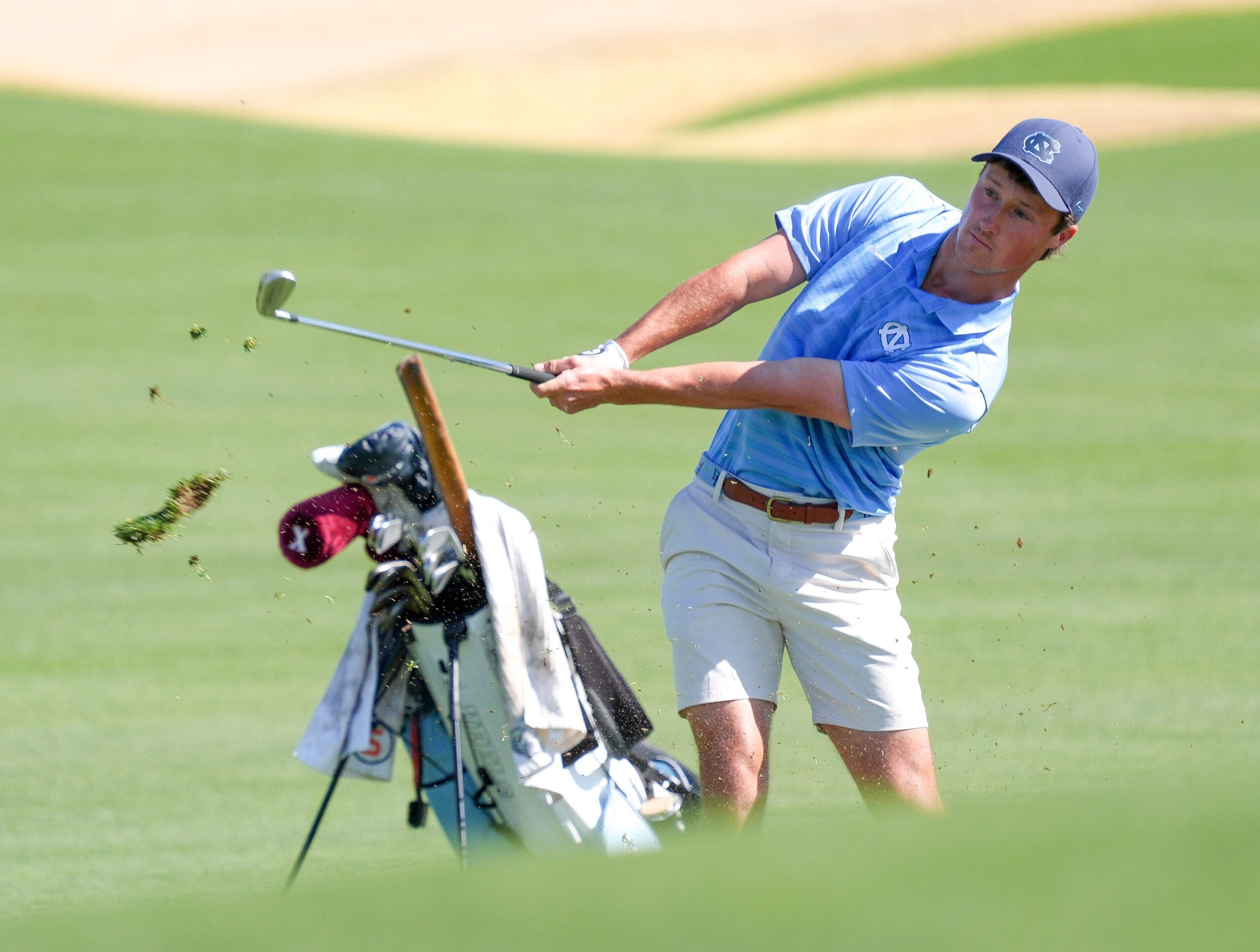 Read more about the article University of San Diego surges into lead on second day of Prestige college golf event