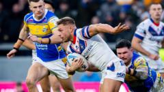 Read more about the article Wakefield beat Leeds on Super League return