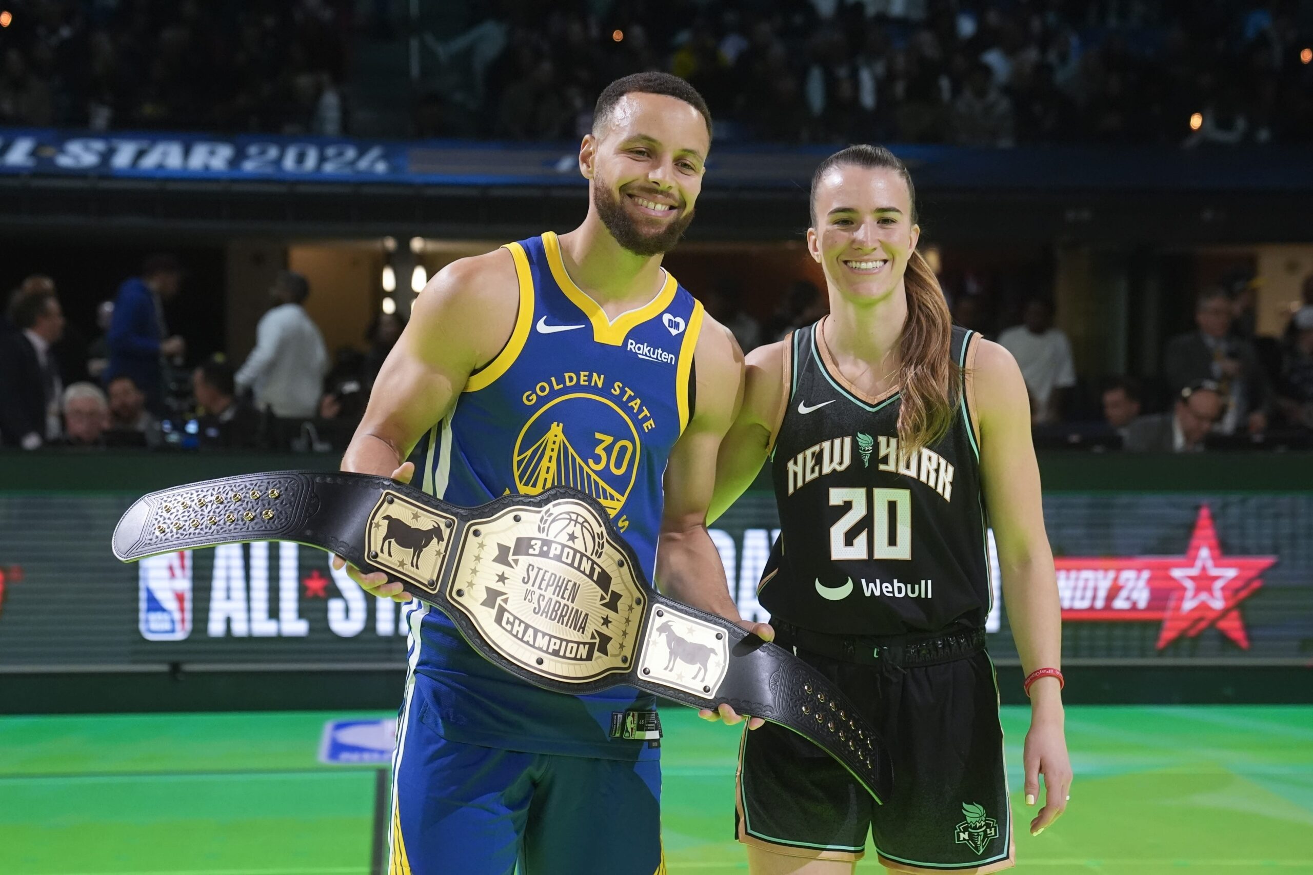 Read more about the article Steph Curry, Sabrina Ionescu will reportedly not hold 3-point contest rematch during NBA All-Star weekend