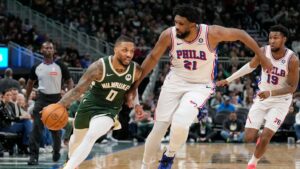 Read more about the article 3 observations after Sixers suffer 5th loss in 6 games, fall to Bucks on Super Bowl Sunday