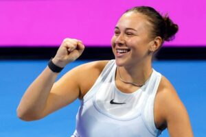 Read more about the article Anisimova sweeps to maiden WTA 1000 title after ‘hard work and tears’