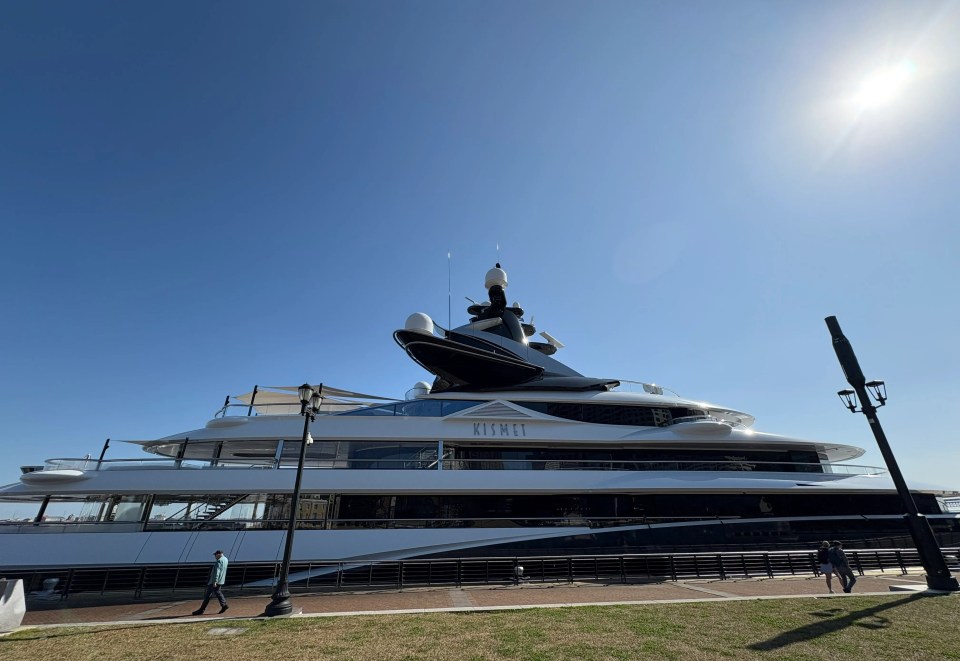 You are currently viewing Shad Khan’s $450million super yacht takes over New Orleans waterfront for Super Bowl