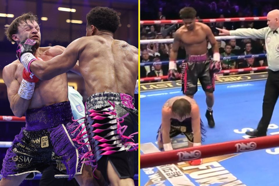 You are currently viewing Shakur Stevenson halts part-time electrician’s Rocky storyline with brutal KO despite incredible efforts