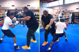 Read more about the article ‘He keeps getting faster’ -Gervonta Davis stuns fans with blistering hand speed in latest training video ahead of Lamont Roach fight