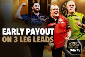 Read more about the article Premier League Darts betting offer: Get an Early Payout on 3-leg leads with BetMGM