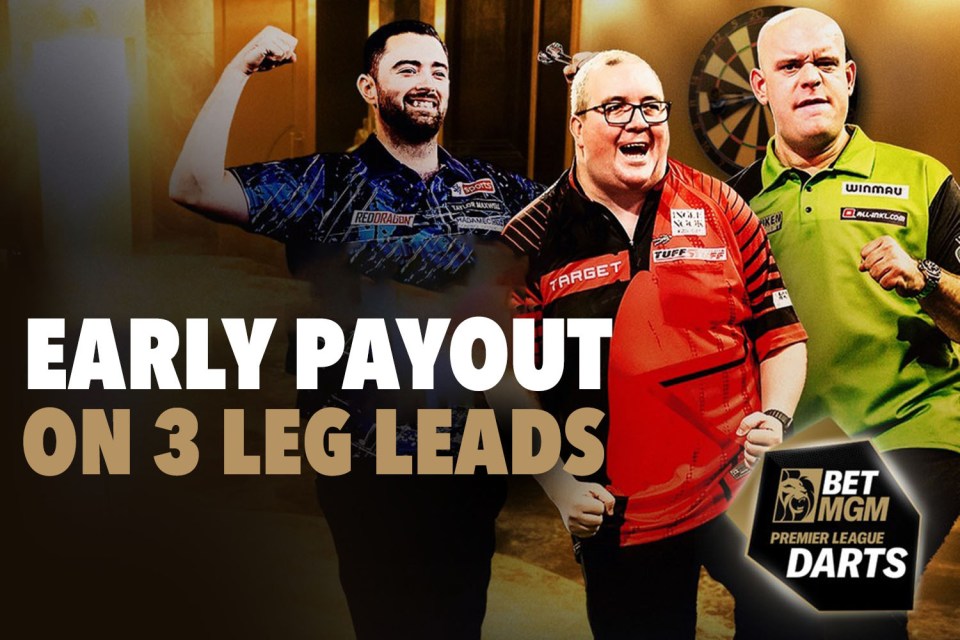 You are currently viewing Premier League Darts betting offer: Get an Early Payout on 3-leg leads with BetMGM