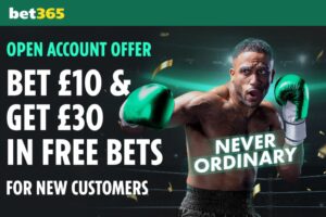 Read more about the article Get £30 in free bets when you bet £10 on Saturday night’s boxing with bet365