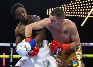 Read more about the article Terence Crawford’s ecstatic reaction as he watches teammate fold rival with sickening liver shot KO to become world champion